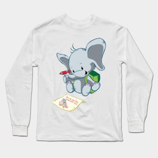 Elephant Long Sleeve T-Shirt